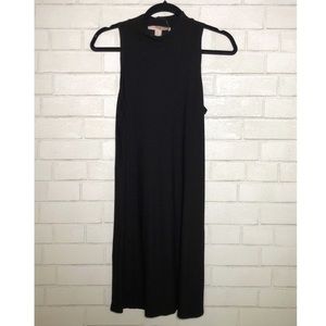 Forever 21 Sleeveless Slub Mock Neck Dress